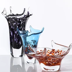 Venini Centrotavola in vetro arancione Bloom><noscript><img width=