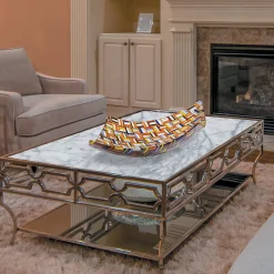 VéVé Glass Centrotavola in vetro di Murano Rombo Hermes di Andrea Orso> Centrotavola