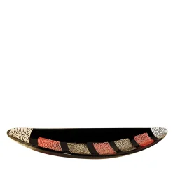 VéVé Glass Centrotavola in vetro di Murano con filigrana Gondola> Centrotavola