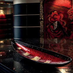 VéVé Glass Centrotavola in vetro di Murano Gondola Accademia di Andrea Orso> Centrotavola