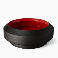 Bitossi Ceramiche Centrotavola nero di Arik Levy George> Centrotavola