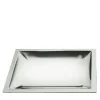 Schiavon Centrotavola Rettangolare con Angolo in metallo argentato> Centrotavola