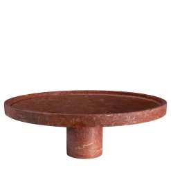 MMairo Centrotavola Rosso in Travertino Inside Out di Karen Chekerdjian> Centrotavola