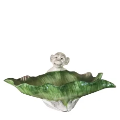 Les Ottomans Centrotavola scimmia dipinto a mano> Centrotavola