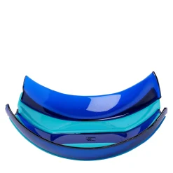 Corsi Design Factory Centrotavola Stripe Basket Blu Grande di Enzo Mari> Centrotavola