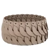 Pinetti Cestino Alicante piccolo rotondo Taupe> Ceste