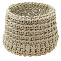 Rosanna Contadini Cestino Cilindro Ecrù di> Ceste