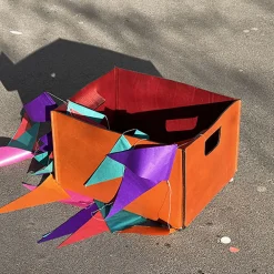 Oscar Maschera Cestino color olmo Brad con manici di Claude Bouchard><noscript><img width=