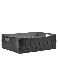 ADJ Style Cestino di lino nero/grigio Bottega di Ekaterina Borovkova> Ceste