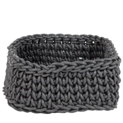 Rosanna Contadini Cestino grigio Quadrato #1 di> Ceste