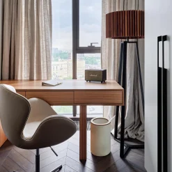 ADJ Style Cestino In Pelle Bianca> Ceste