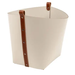 Pinetti Cestino in pelle grande Ovo> Ceste