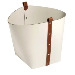 Pinetti Cestino in pelle grande Ovo> Ceste