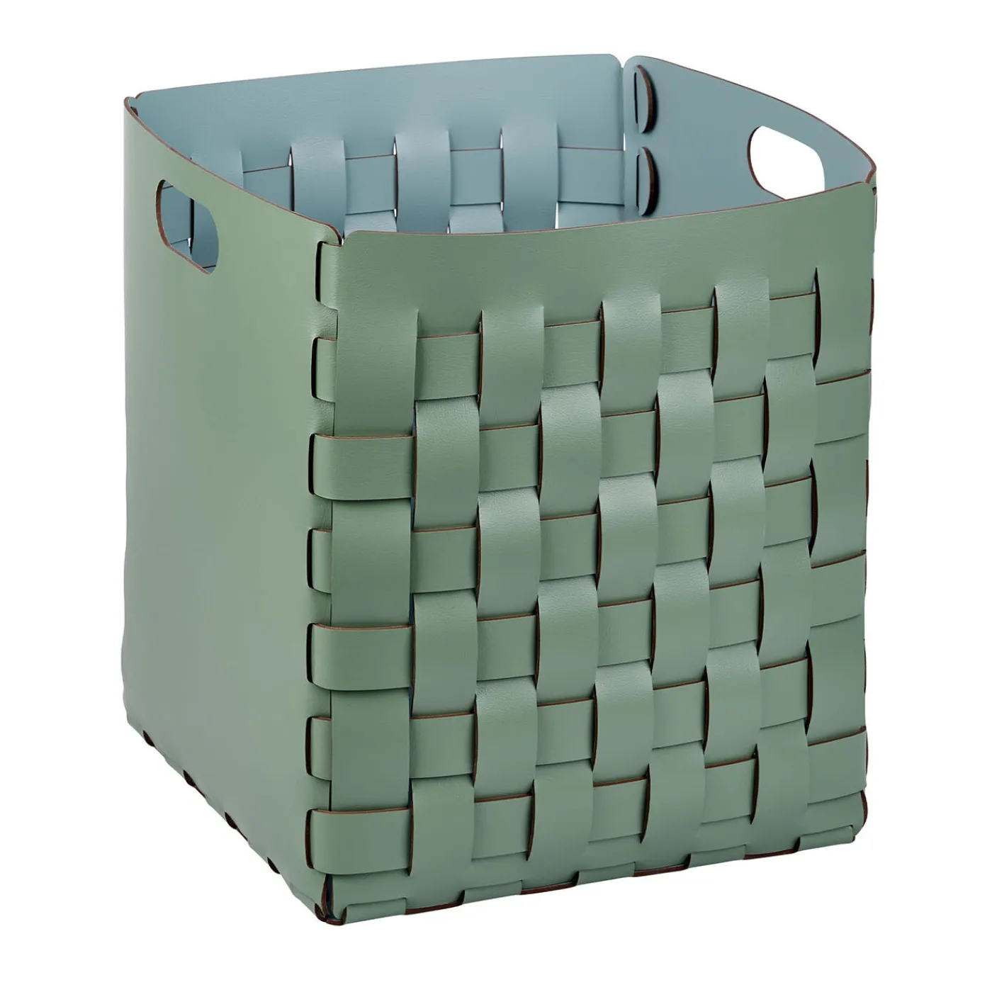 ADJ Style Cestino multiuso Bottega Eucalyptus/Sky Blue di E. Borovkova> Ceste