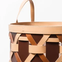 Rabitti 1969 Cestino Palù Tall Large Brown di Federica Biasi> Ceste