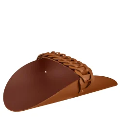 ADJ Style Cestino Riviera in pelle Cognac e Bordeaux> Svuotatasche