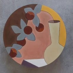 Forma & Cemento Cezanne Pittura rotonda in cemento> Pannelli Decorativi