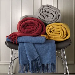 Somma 1867 Charme Plaid blu> Coperte