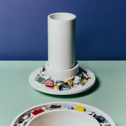 Bitossi Ceramiche Ciotola centrotavola con frammenti policromi di Duccio Maria Gambi><noscript><img width=