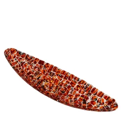 VéVé Glass Ciotola centrotavola con fiocchi rossi Gondola> Centrotavola