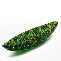 VéVé Glass Ciotola centrotavola Gondola Green Sunshine> Centrotavola