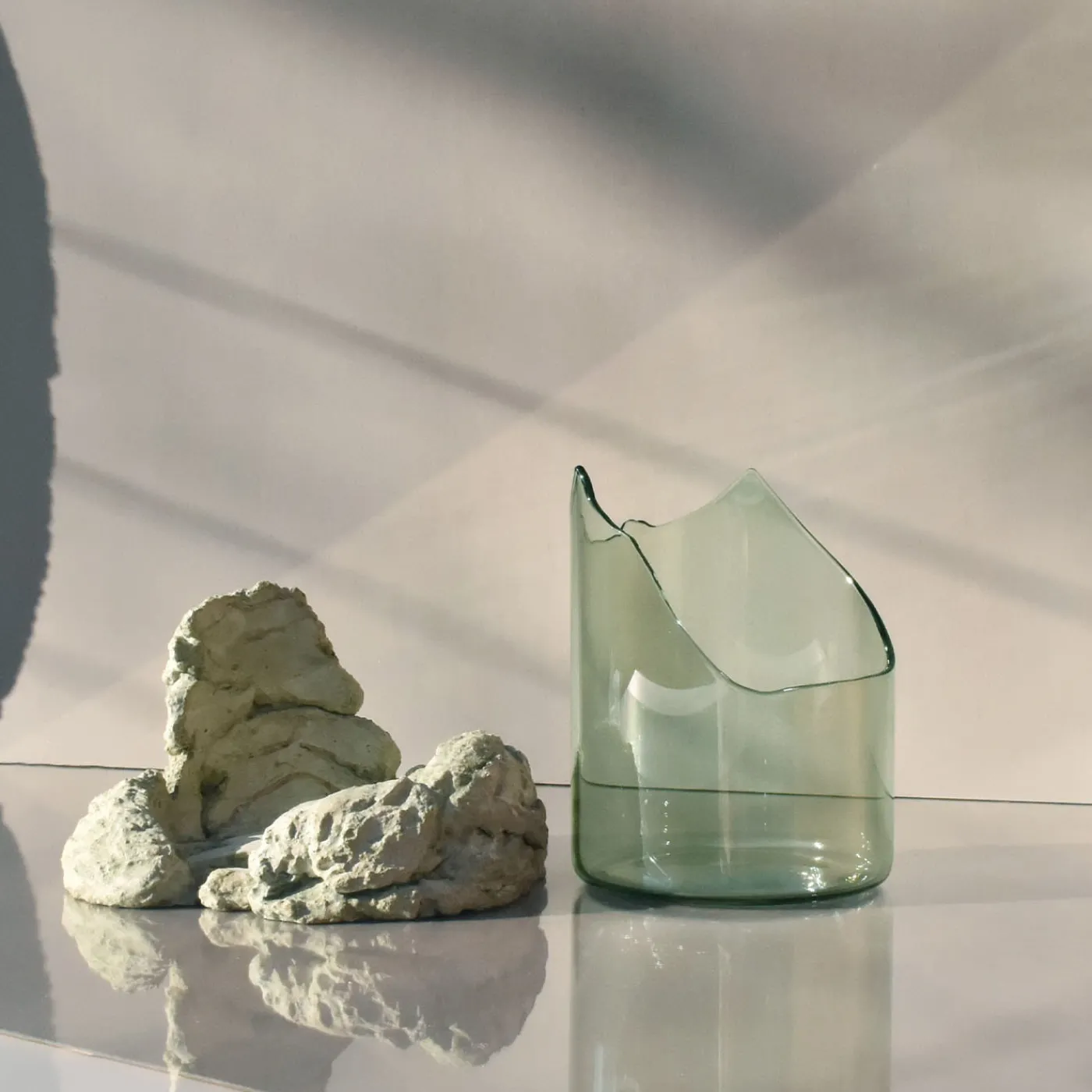 Coki Ciotola decorativa in vetro salvia scultorea Catharsis> Centrotavola