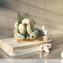 Coki Ciotola decorativa in vetro salvia scultorea Catharsis><noscript><img width=