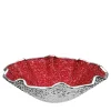IVV Ciotola Decorativa in Vetro Rosso a Scallop Lirica> Centrotavola
