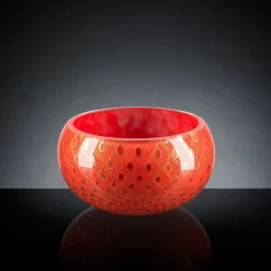 VGnewtrend Ciotola decorativa Mocenigo oro e rosso> Centrotavola