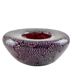 Gambaro e Tagliapietra Ciotola in filigrana bianca e nera> Centrotavola