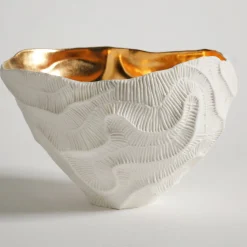 Fos Ceramiche Ciotola Perla Gold> Centrotavola