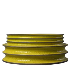 Bitossi Ceramiche Ciotola Revolver gialla e marrone di Christoph Radl> Centrotavola