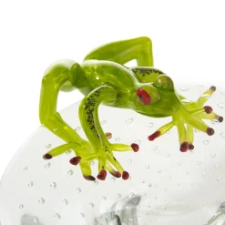 VGnewtrend Ciotola rotonda con rana verde><noscript><img width=