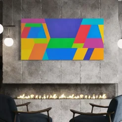 Le Meduse Color Spaces Allegria Pittura acrilica su tela><noscript><img width=