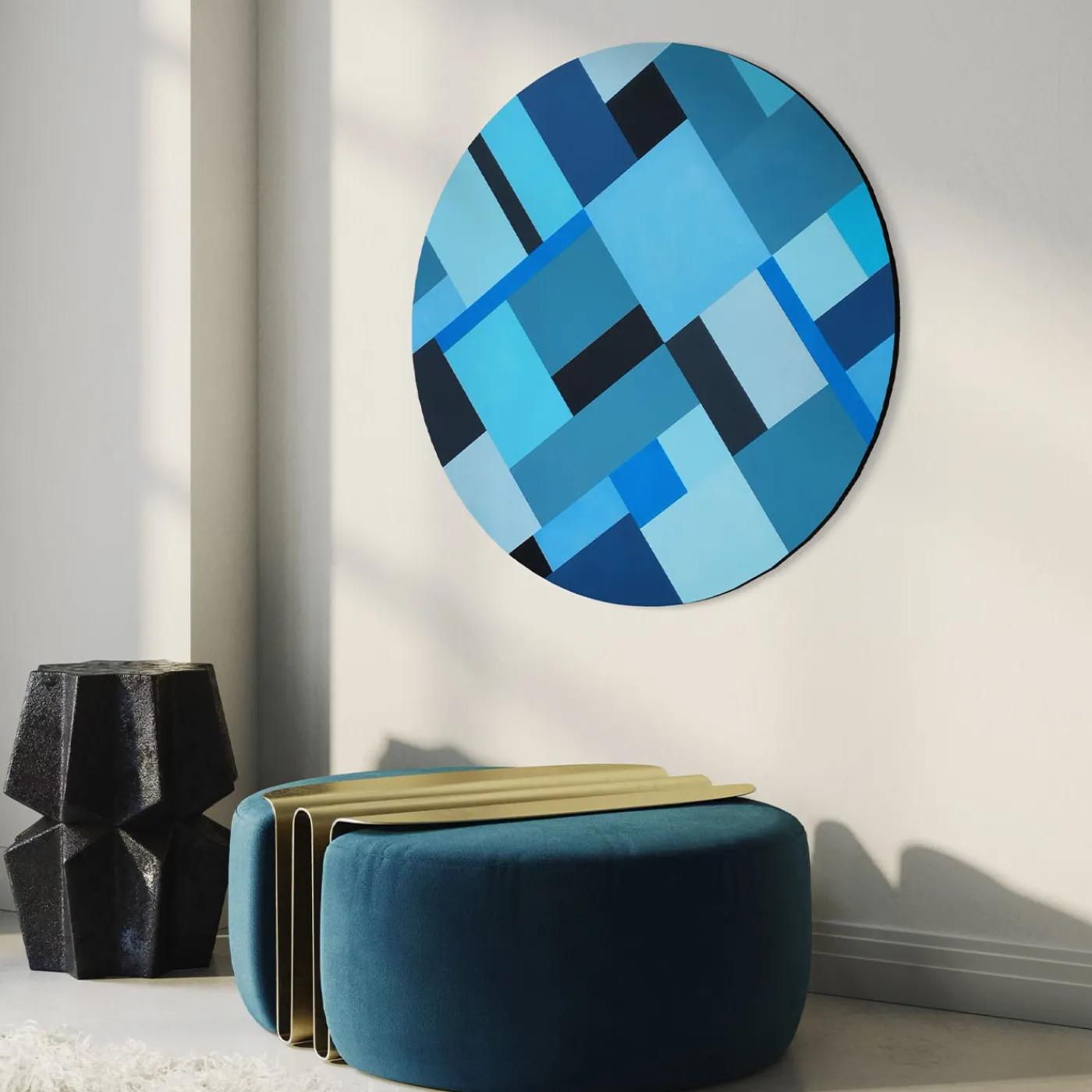 Le Meduse Color Spaces Rhythm and Blues Pittura acrilica su tela> Pannelli Decorativi