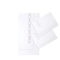 TessilArte Completo Letto Bluemoon in Raso di Cotone Ricamato Bianco> Biancheria Da Letto