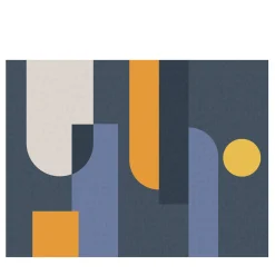 Officinarkitettura Composition Blue Bhaus 100 Carta da parati> Carte Da Parati