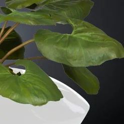 VGnewtrend Composizione di piante finte in vaso bianco> Vasi Da Fiori