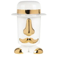 Andrea Maestri Contenitore Renato White> Vasi Figurativi