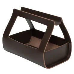 Rabitti 1969 Copenaghen - Cestino grande marrone di Gio Tirotto> Ceste