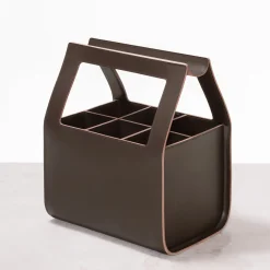 Rabitti 1969 Copenhagen Tall Large Brown Storage Basket di Gio Tirotto> Ceste