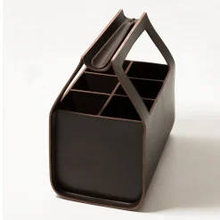 Rabitti 1969 Copenhagen Tall Large Brown Storage Basket di Gio Tirotto><noscript><img width=