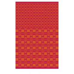 Lanificio Leo Coperta arancione Plusminus Bio di Angela Lorenz> Coperte