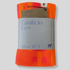 Lanificio Leo Coperta arancione Plusminus Bio di Angela Lorenz> Coperte