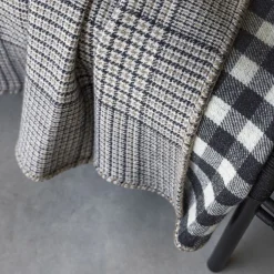 Alonpi Coperta Babette double-face a quadri piccoli><noscript><img width=