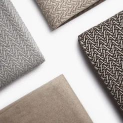 LO Decor Coperta beige con frange in cashmere e seta> Coperte