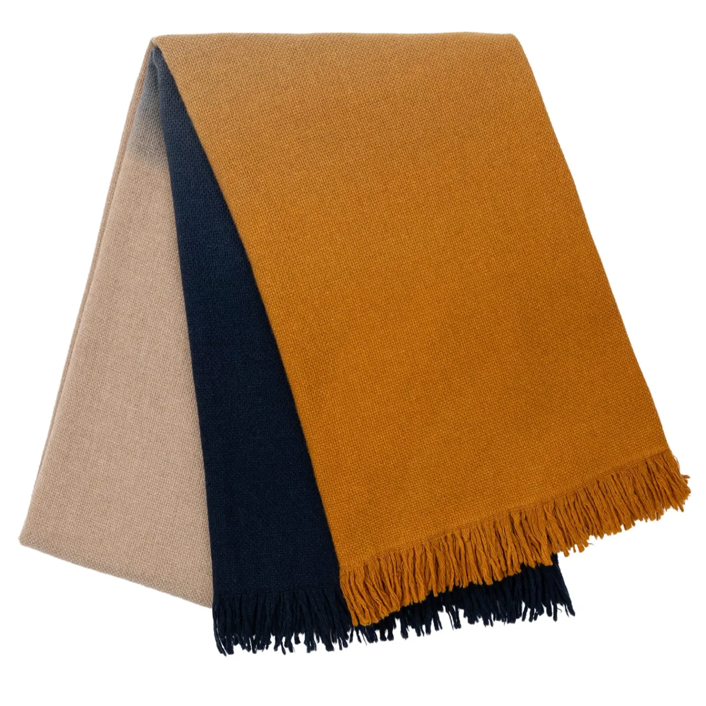 Villa Como Coperta bicolore sfumata #2> Coperte