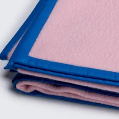 Masserano Cashmere Coperta Biella in pelle blu e rosa><noscript><img width=