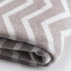 Masserano Cashmere Coperta Clara bianca e tortora><noscript><img width=