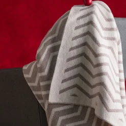 Masserano Cashmere Coperta Clara bianca e tortora><noscript><img width=